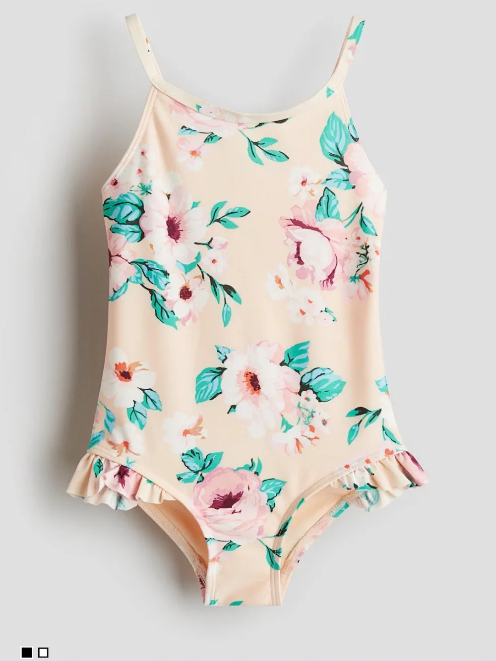 H&M Girls Floral One Piece Swimsuit 8/10